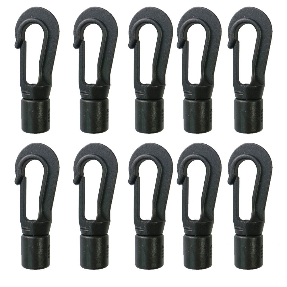 Fishing Boat Paddle - 5/10pcs Plastic Snap Hook Clip Bungee