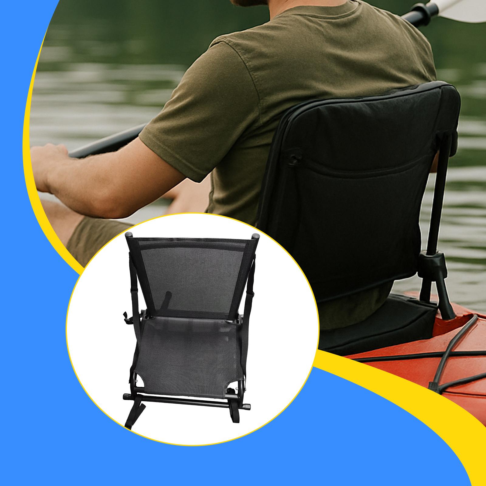 Fishing Boat Seat - Kayak Seat with Back Support,Folded,for Sit