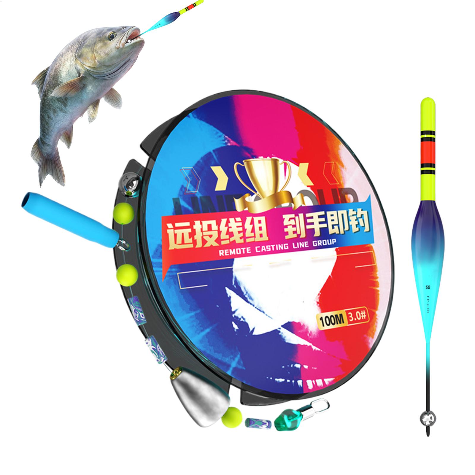 Fishing Boat Paddle - Fishing Bobbers Automatic Line Rig Kit