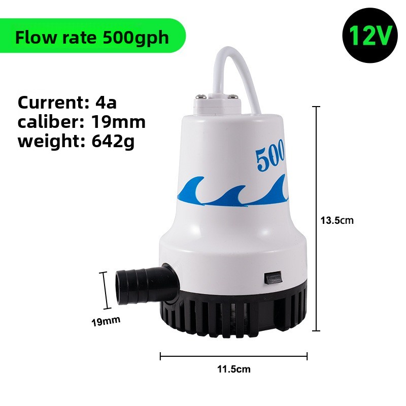 12V 24V Marine Bilge Pump, DC  - Fishing Boat Bilge Pump ulasan dan harga