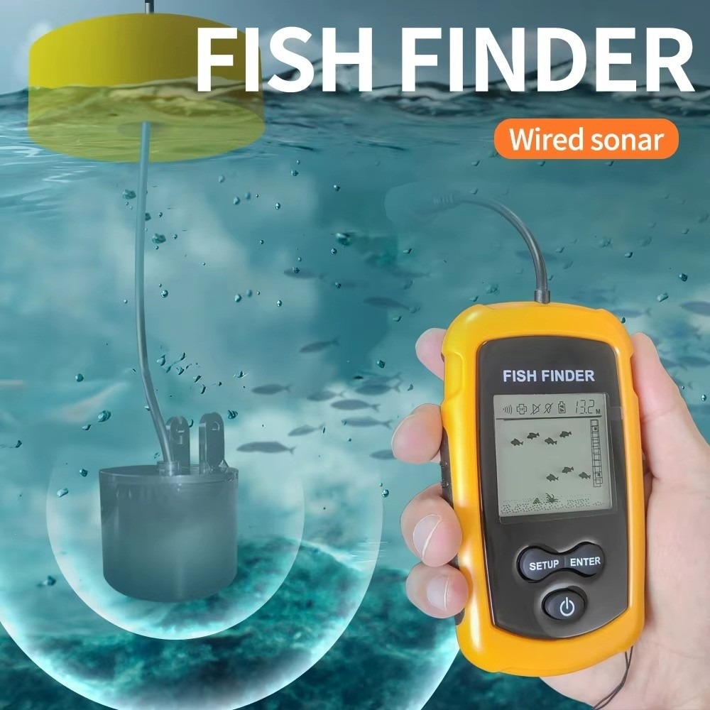 Handheld Portable Fish Finder  - Fishing Boat Depth Finder ulasan dan harga
