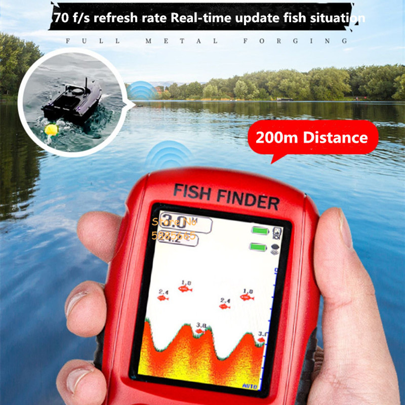 Smart Portable 50M Depth Sonar - Fishing Boat Depth Finder ulasan dan harga