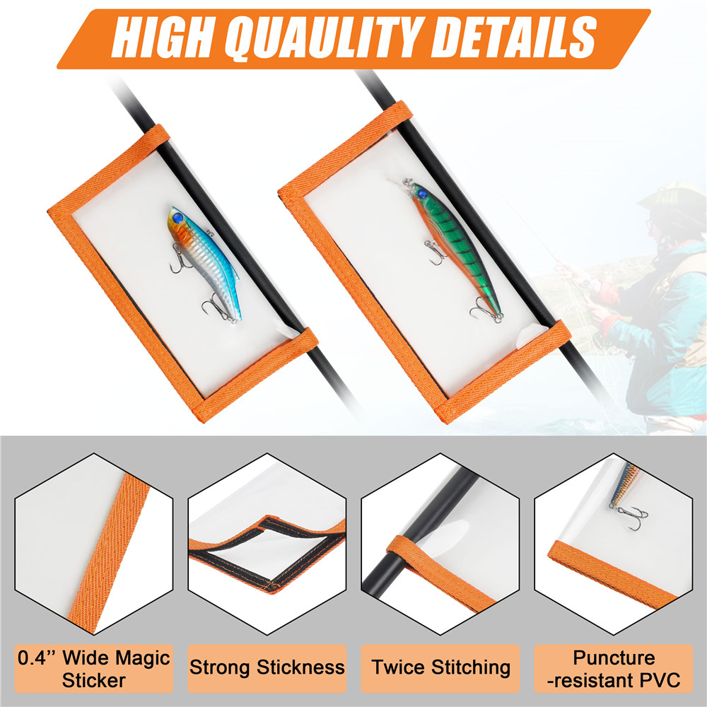 4Pcs Fishing Lure Wraps Durabl - Fishing Boat Cover ulasan dan harga