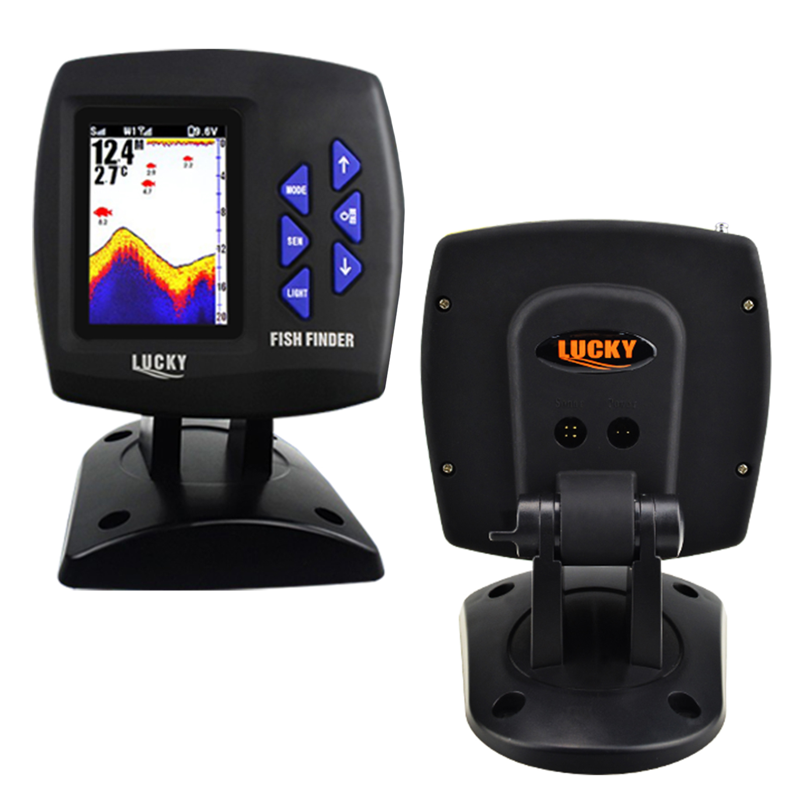 LUCKY Fishfinder 300m/ 980ft F - Fishing Boat Depth Finder ulasan dan harga