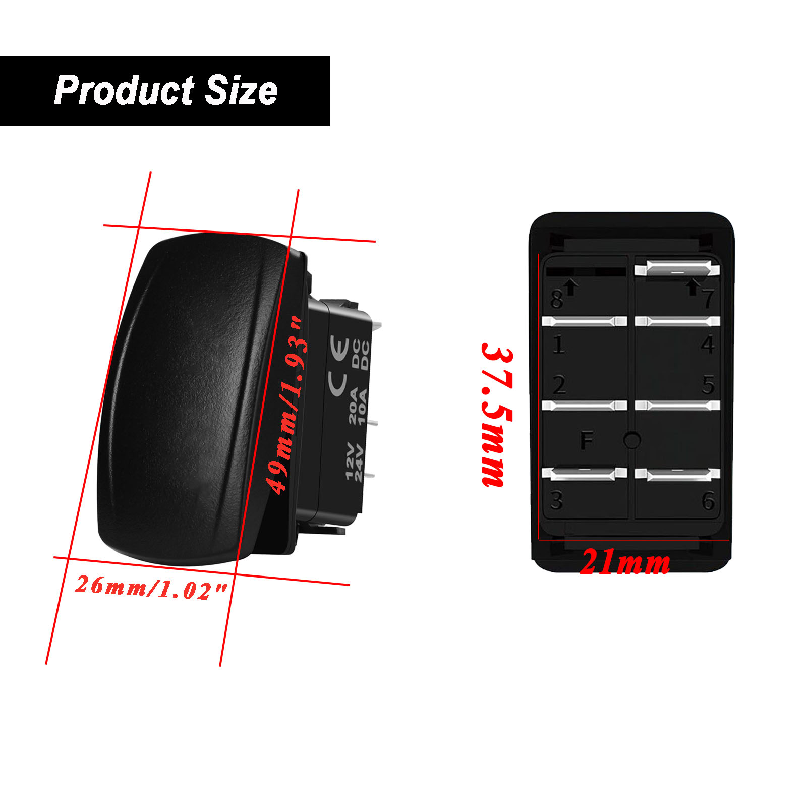 12V/24V Waterproof Backlit Mar - Fishing Boat Navigation Light ulasan dan harga
