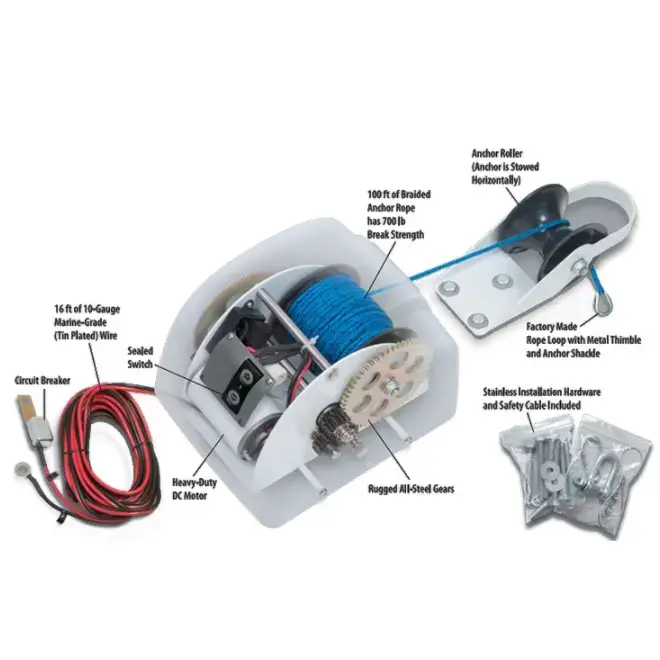Factory Direct Sailboat Yacht  - Fishing Boat Anchor Winch ulasan dan harga