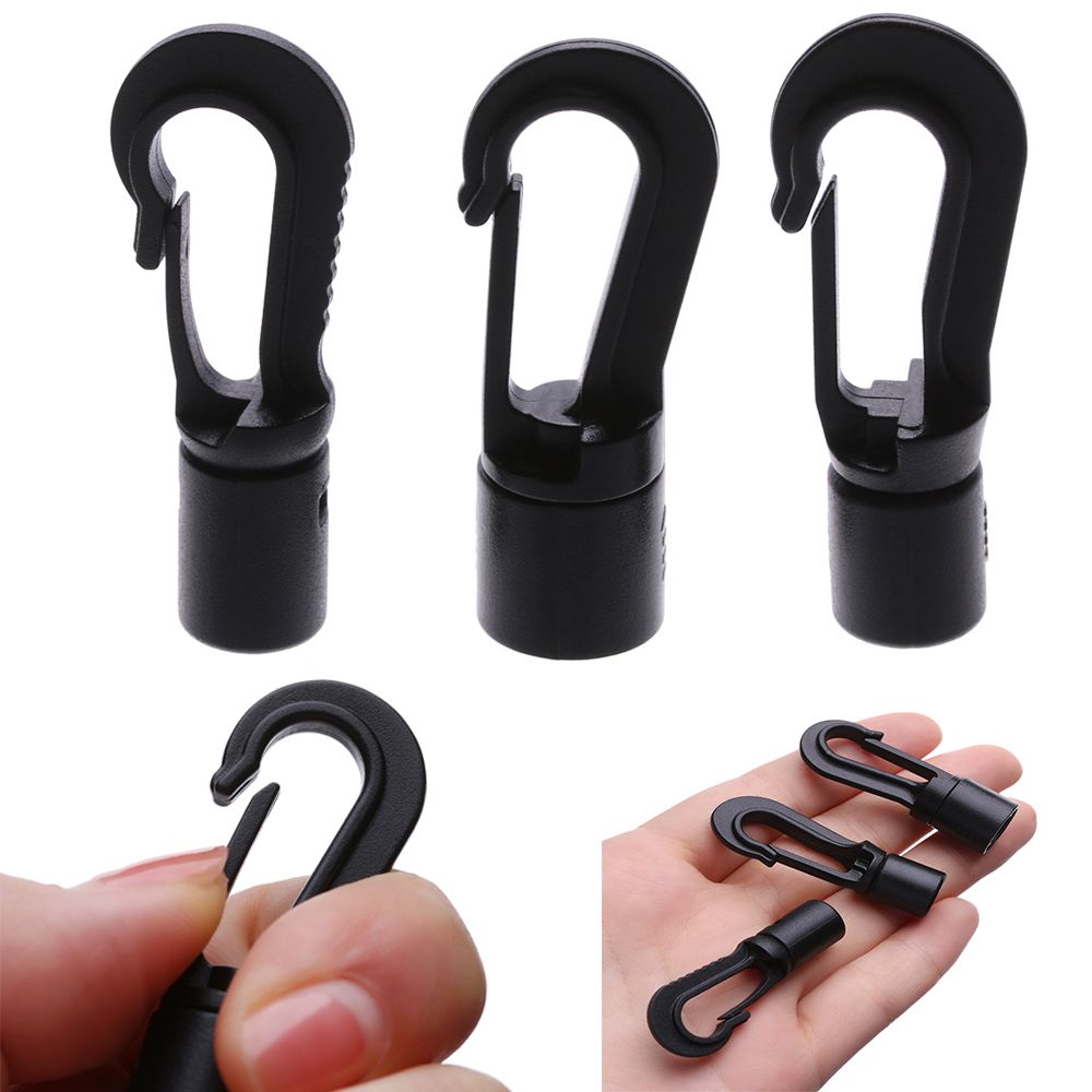 5/10pcs Plastic Snap Hook Clip - Fishing Boat Paddle ulasan dan harga