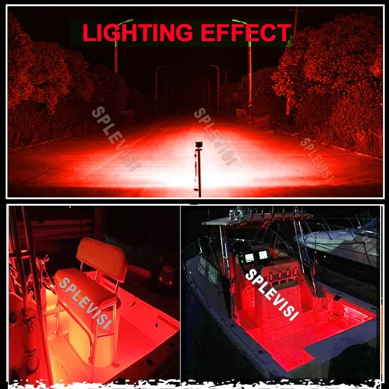 2x Marine LED Light Navigation - Fishing Boat Navigation Light ulasan dan harga