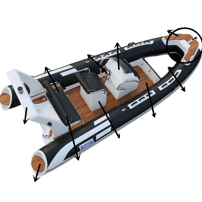 16ft 4.80m Hypalon Material Fi - Fishing Boat Fiberglass ulasan dan harga