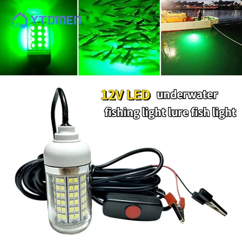 12V Underwater Lamp 15W 108 LE - Fishing Boat Navigation Light ulasan dan harga