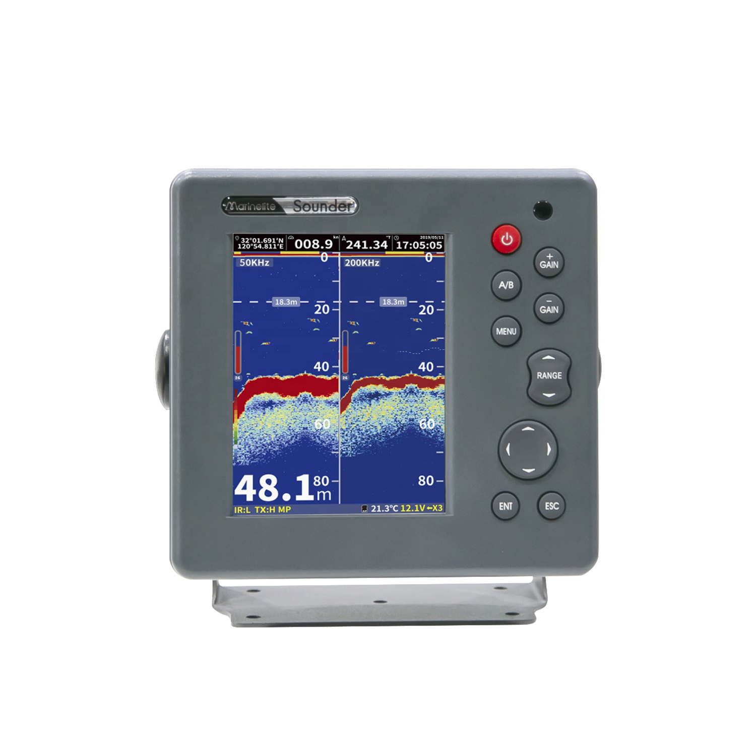 Commercial 6-inch Fish Finder  - Fishing Boat Depth Finder ulasan dan harga