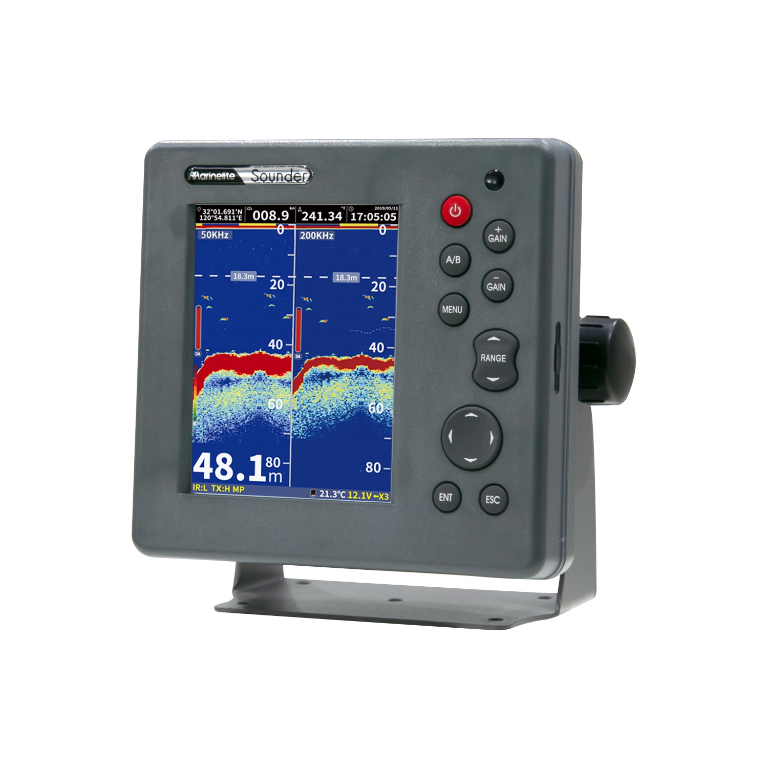 Commercial 6-inch Fish Finder  - Fishing Boat Depth Finder ulasan dan harga