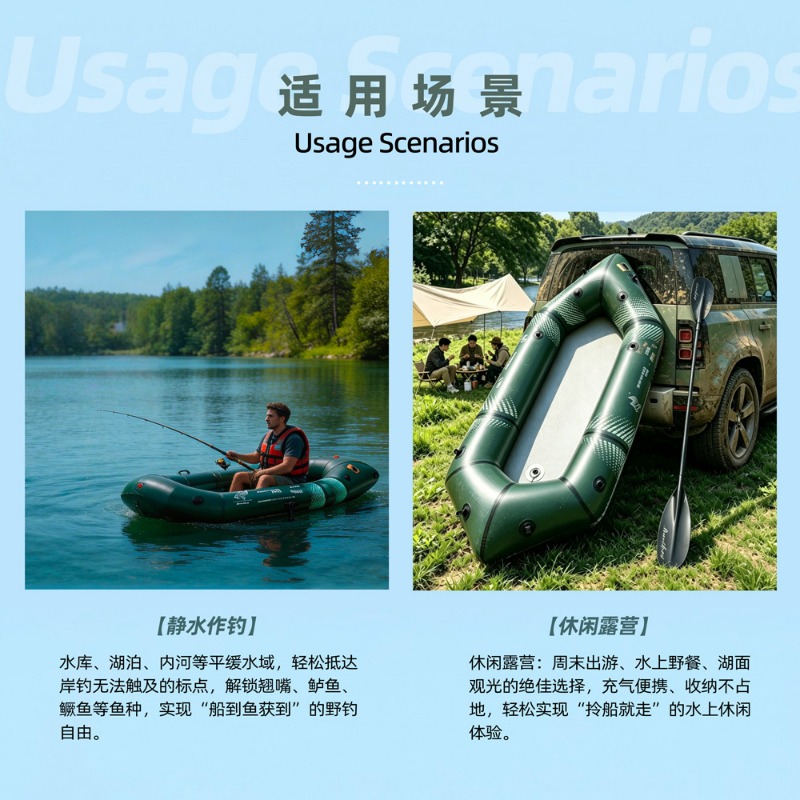 BLFst Fly Fishing Boat TPU Bac - Fishing Boat Inflatable ulasan dan harga