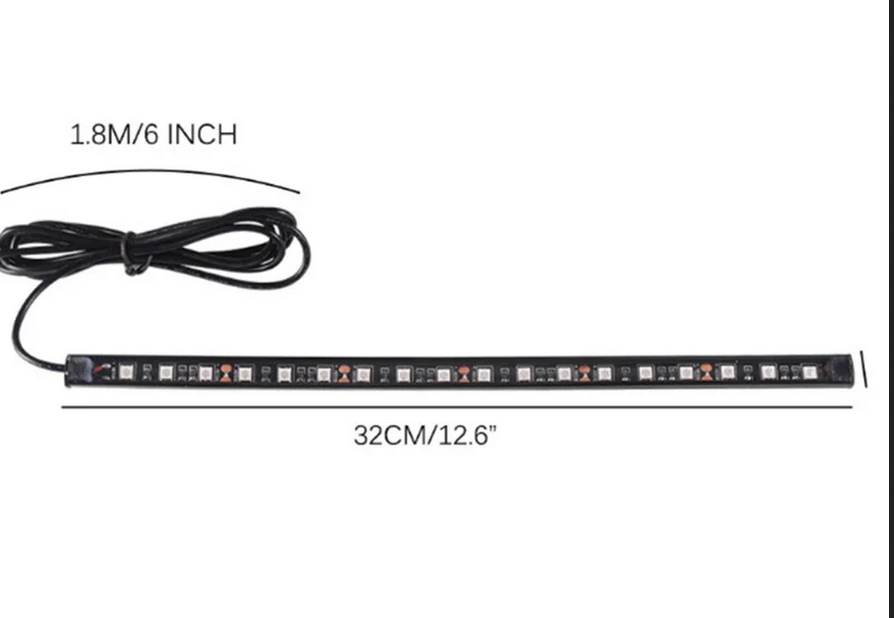 2Pcs 30cm 12V LED Strip Light  - Fishing Boat Trailer ulasan dan harga