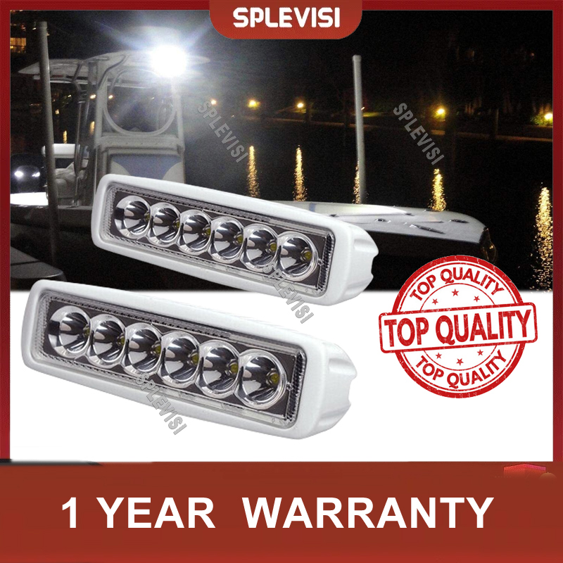 2pcs 12V 6 LED Deck Marine Spr - Fishing Boat Navigation Light ulasan dan harga