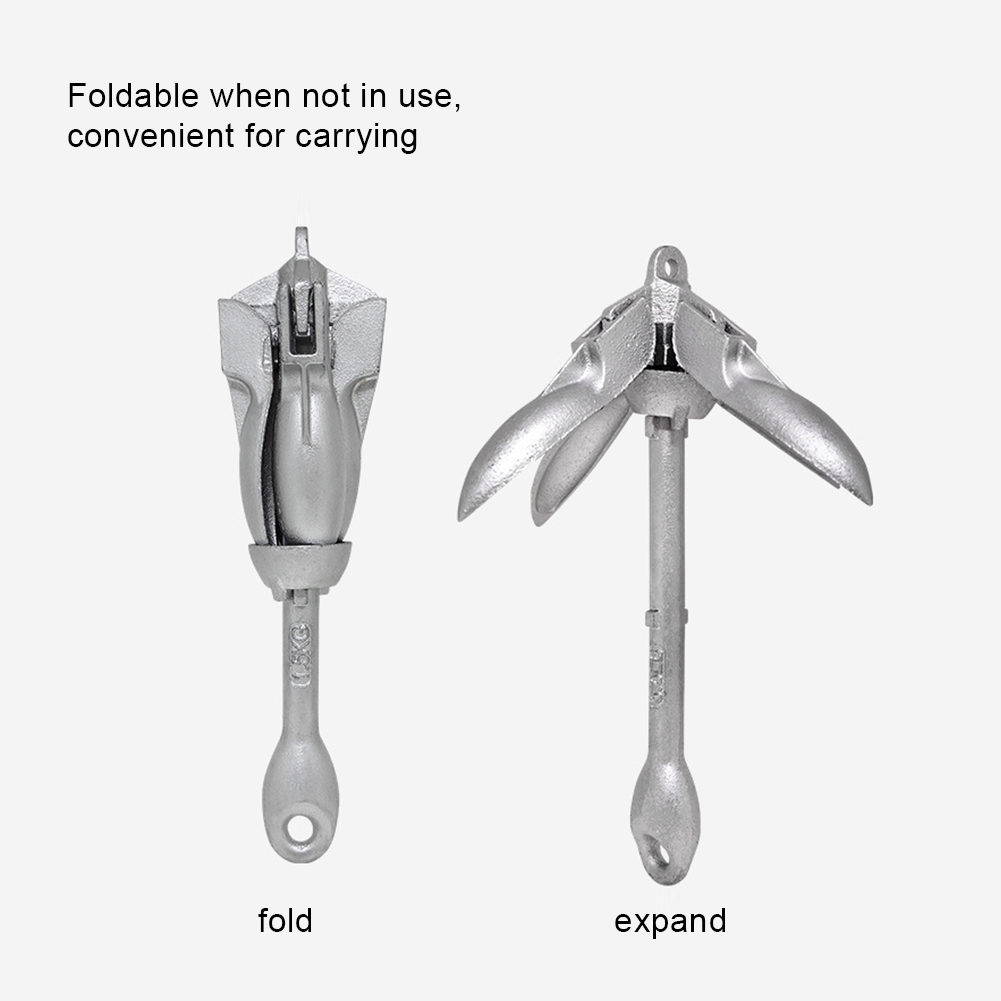 0.7KG 1.5KG Grapnel Anchor wit - Fishing Boat Anchor ulasan dan harga