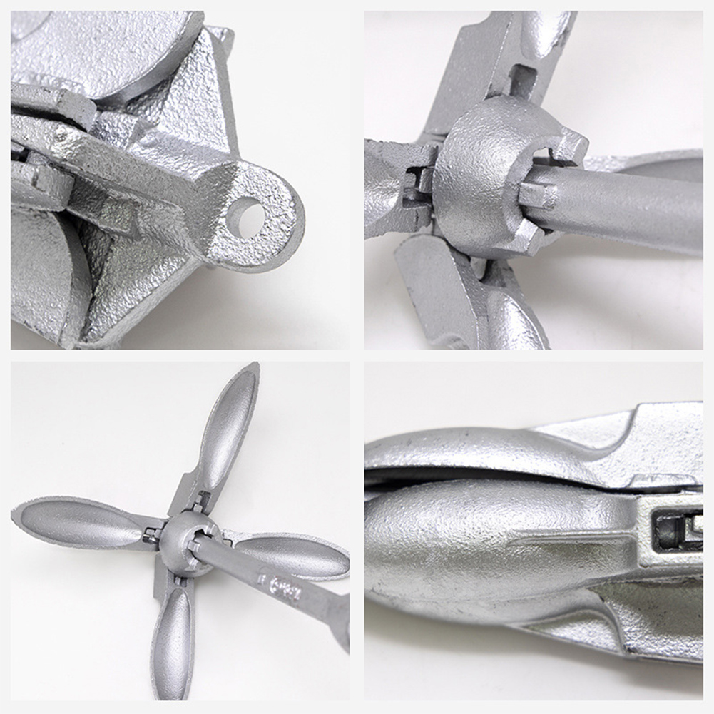 0.7KG 1.5KG Grapnel Anchor wit - Fishing Boat Anchor ulasan dan harga