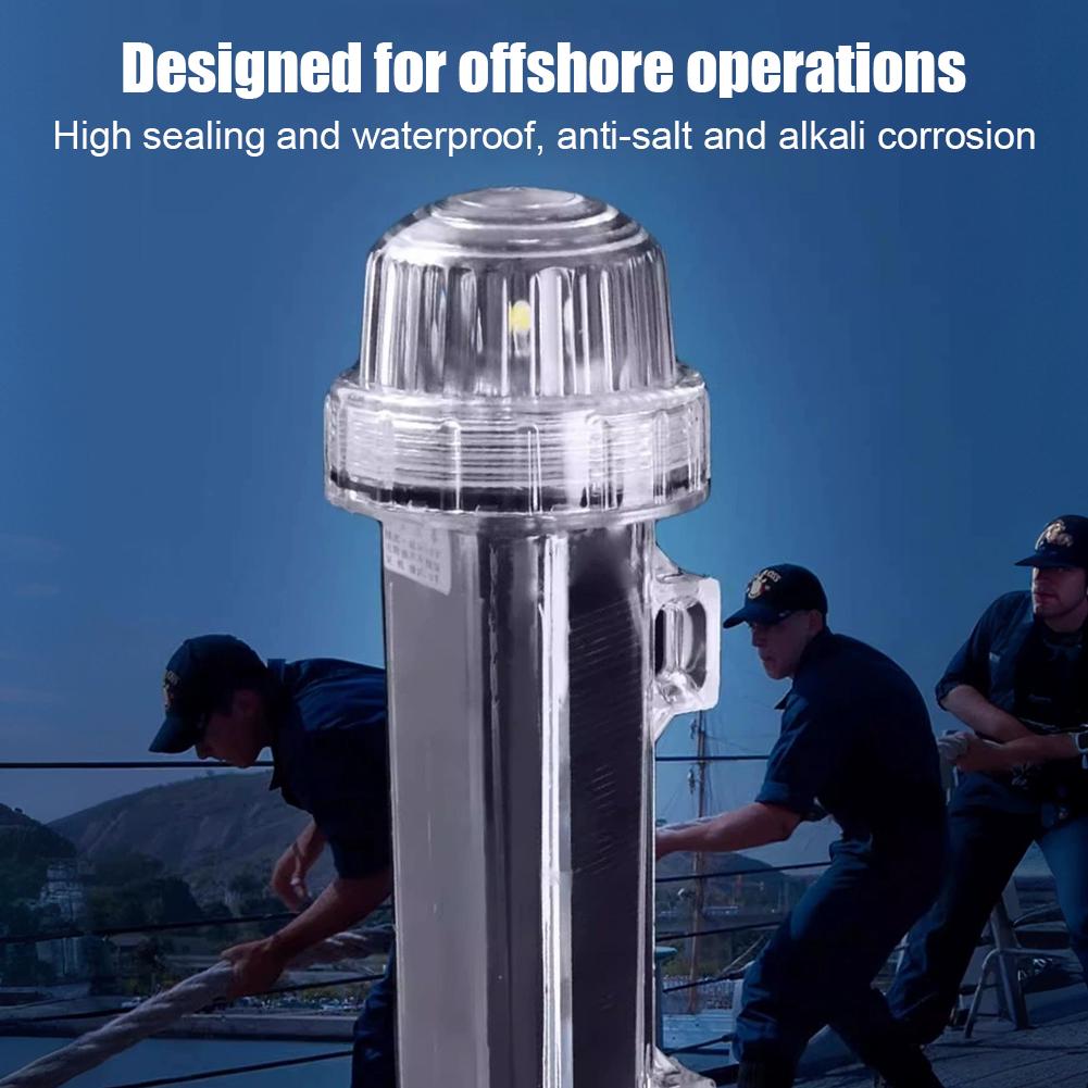 New Solar Ocean Signal Light N - Fishing Boat Navigation Light ulasan dan harga