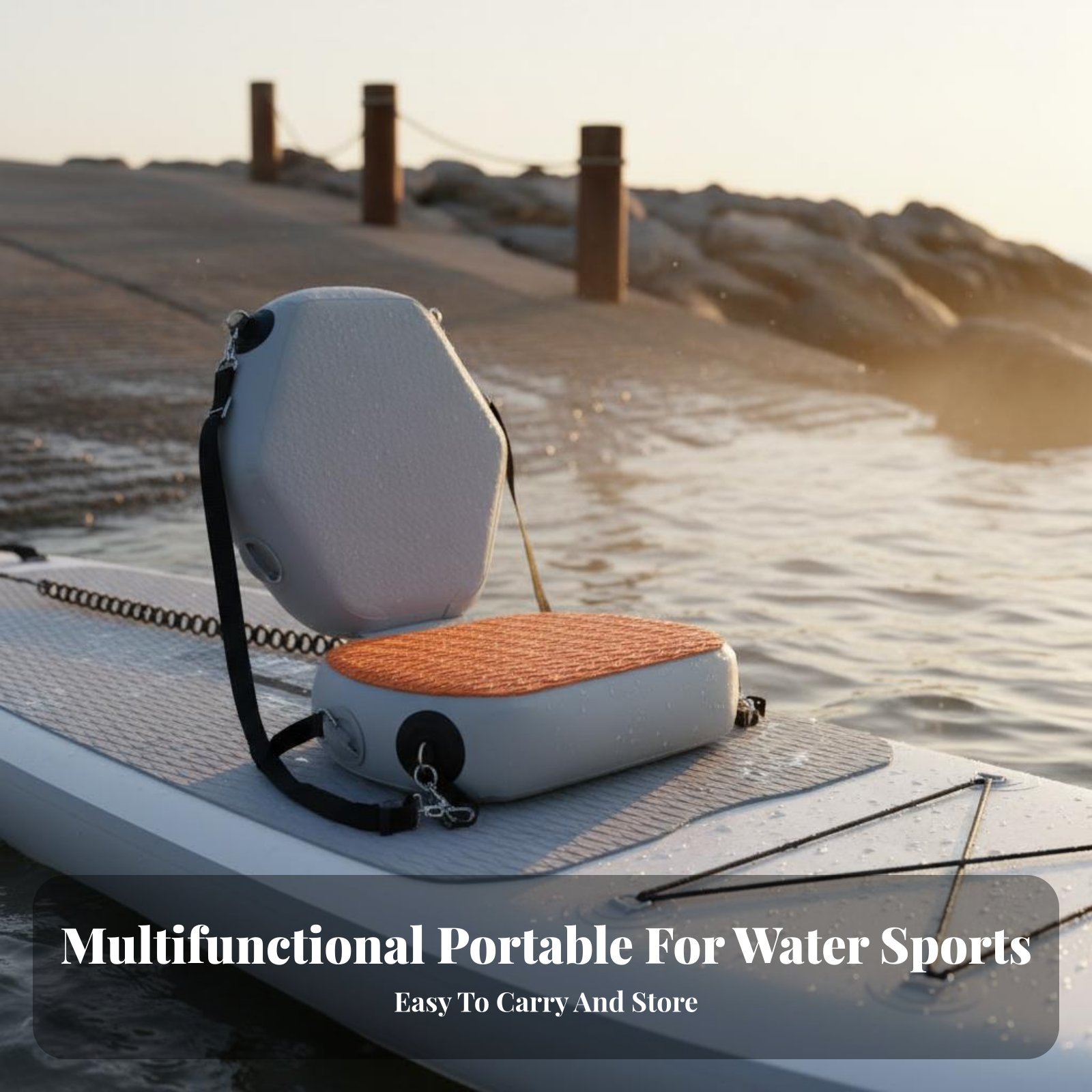 Inflatable Kayak Seat Wear-Res - Fishing Boat Paddle ulasan dan harga