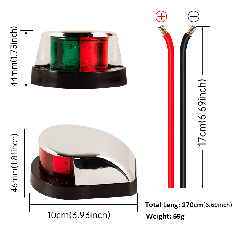 12V LED Marine Navigation Ligh - Fishing Boat Navigation Light ulasan dan harga