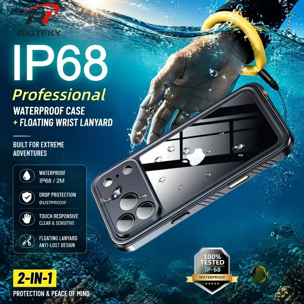 IP68 Waterproof Case for iphon - Fishing Boat Cover ulasan dan harga
