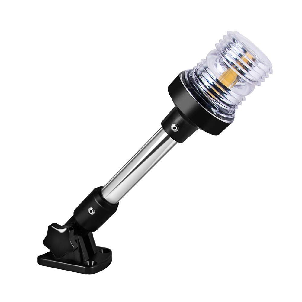 360 Degree White LED Fold Down - Fishing Boat Navigation Light ulasan dan harga