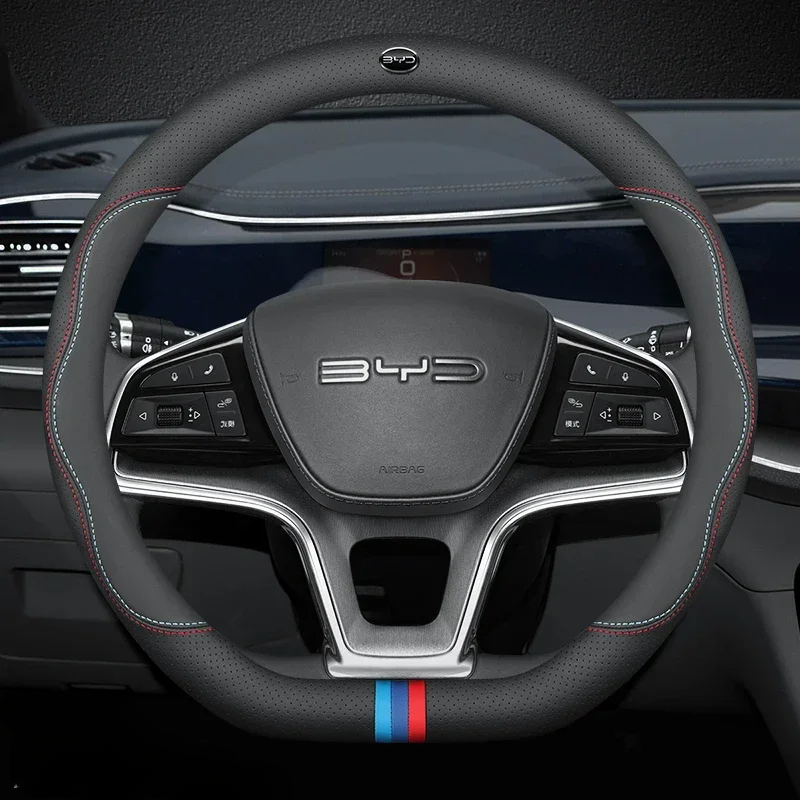 38cm D-shape Leather Car Steer - Fishing Boat Steering Wheel ulasan dan harga