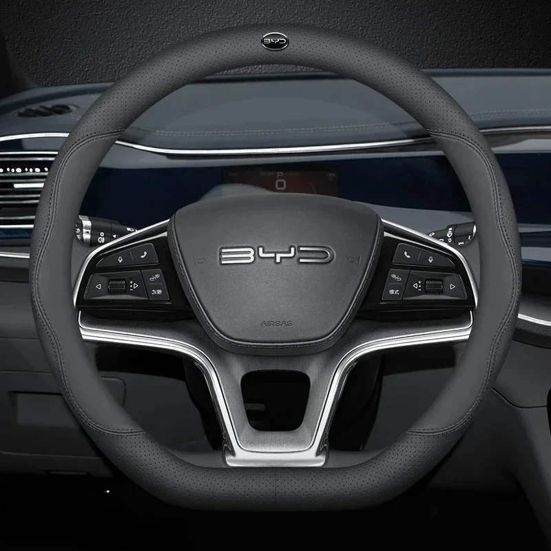 38cm D-shape Leather Car Steer - Fishing Boat Steering Wheel ulasan dan harga