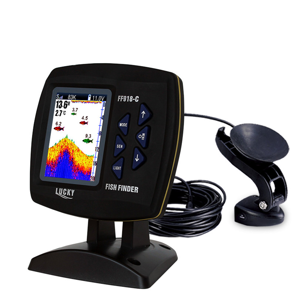 FF918-C100DS Color Screen Wire - Fishing Boat Depth Finder ulasan dan harga