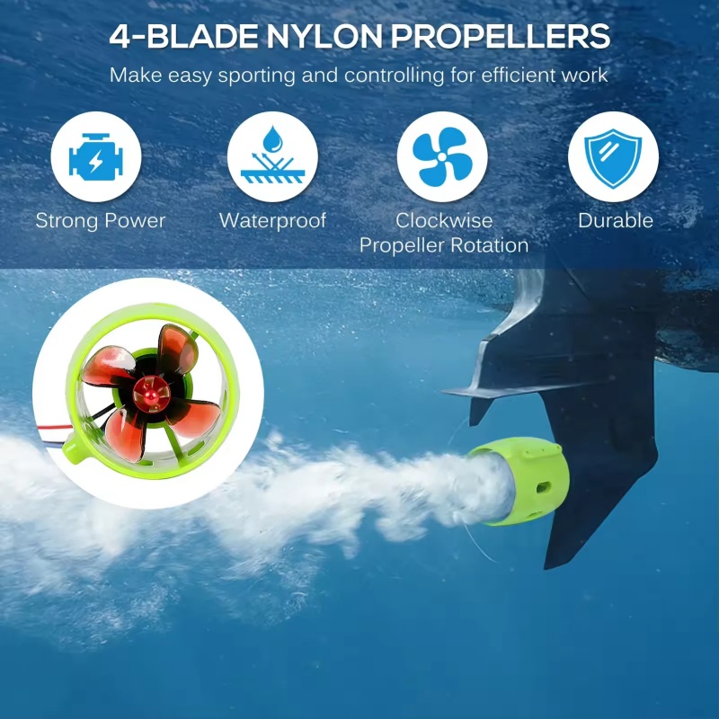 12-24V 20A Brushless Underwate - Fishing Boat Trolling Motor ulasan dan harga