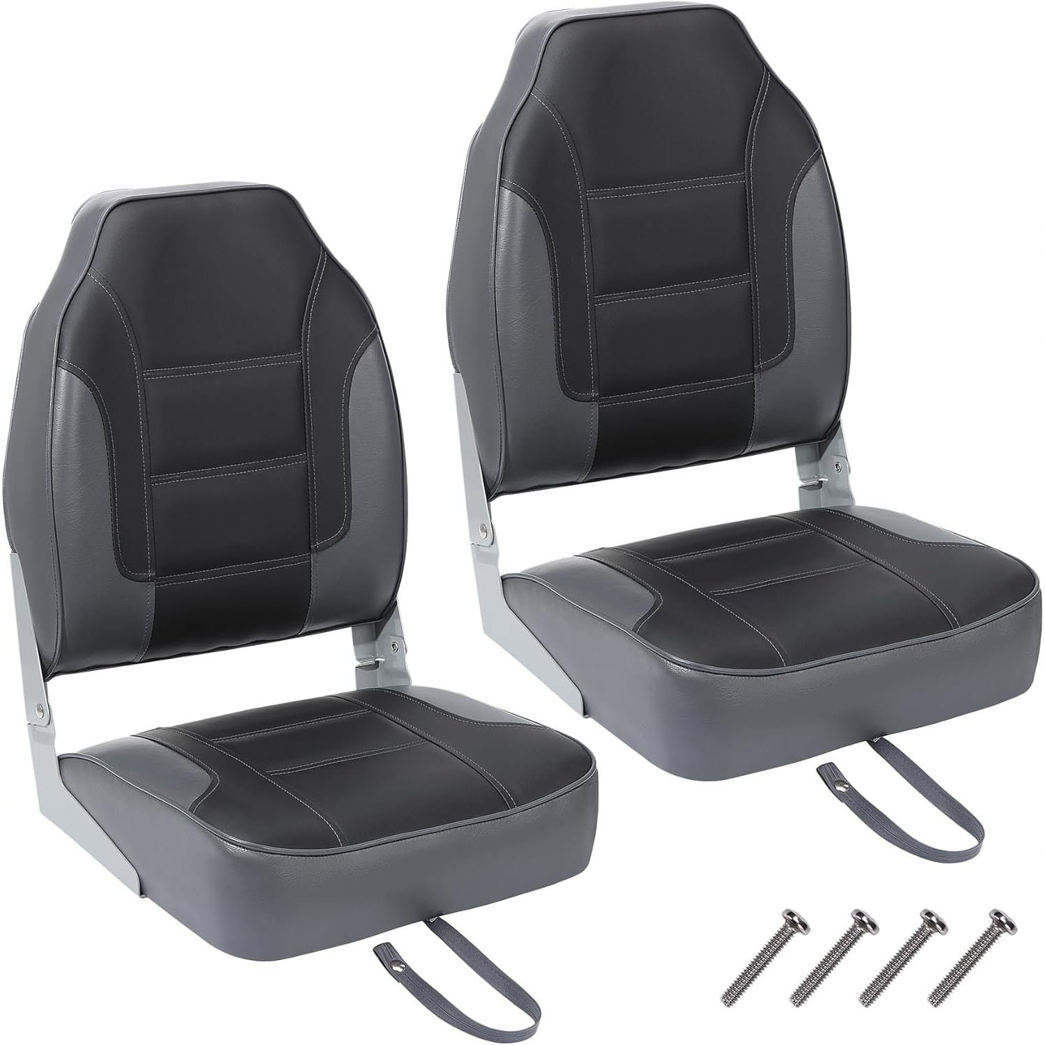 2 Pack Folding Boat Seats, Hig - Fishing Boat Seat ulasan dan harga