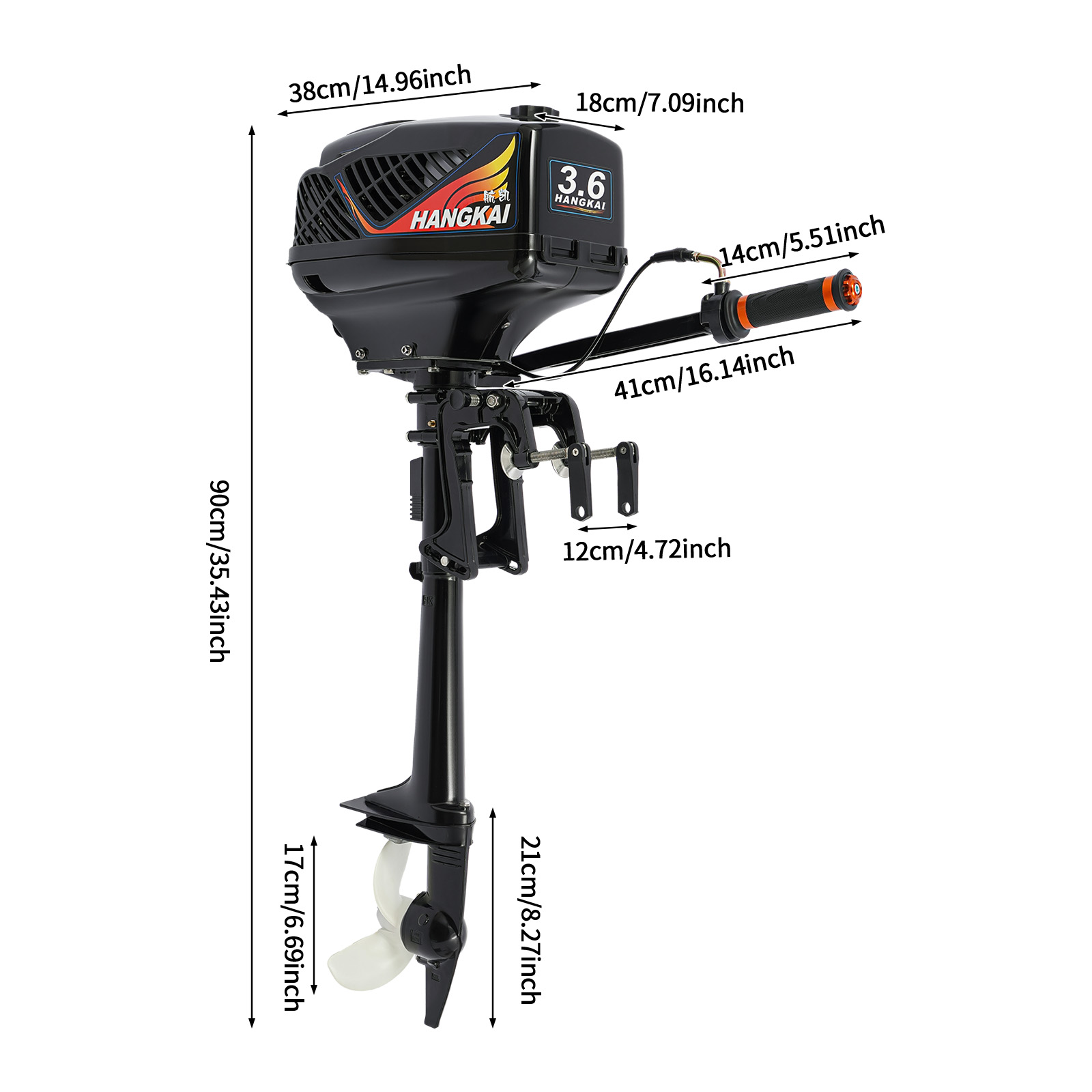 Outboard Motor, Gasoline Outbo - Fishing Boat Trolling Motor ulasan dan harga