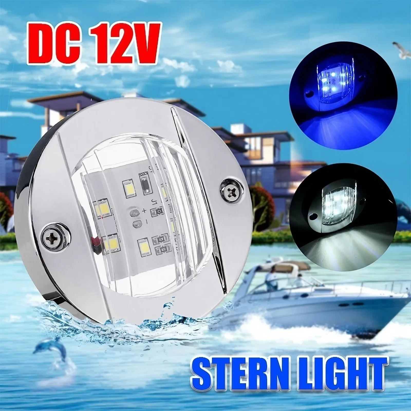 12V Marine Boat Transom LED St - Fishing Boat Paddle ulasan dan harga