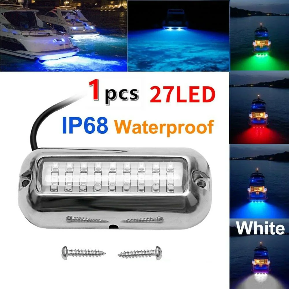 27LED Speedboat Lights Stainle - Fishing Boat Navigation Light ulasan dan harga