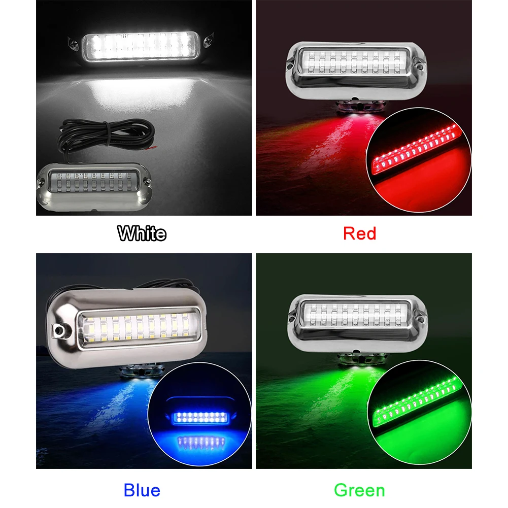 27LED Speedboat Lights Stainle - Fishing Boat Navigation Light ulasan dan harga